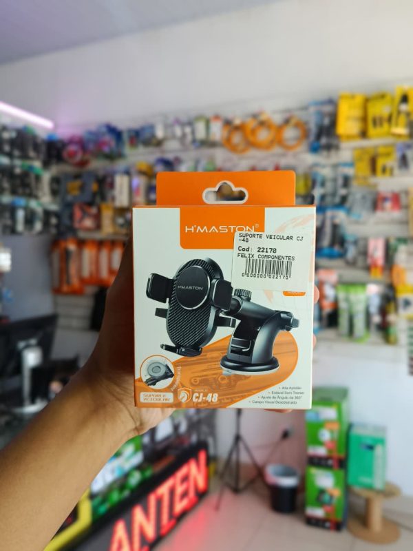 Suporte de Celular para Carro Clipe no Painel CJ-48 H´MASTON