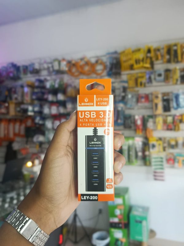 Hub Usb 3.0 4 portas LEHMOX