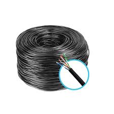 Cabo de Rede CFTV preto CAT5-E