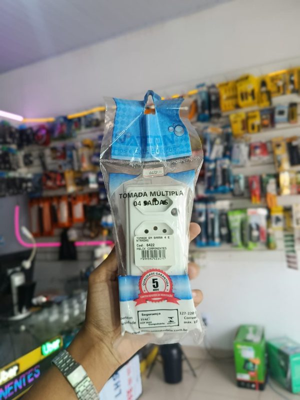 Tomada em Barra p/ extensão 4T
