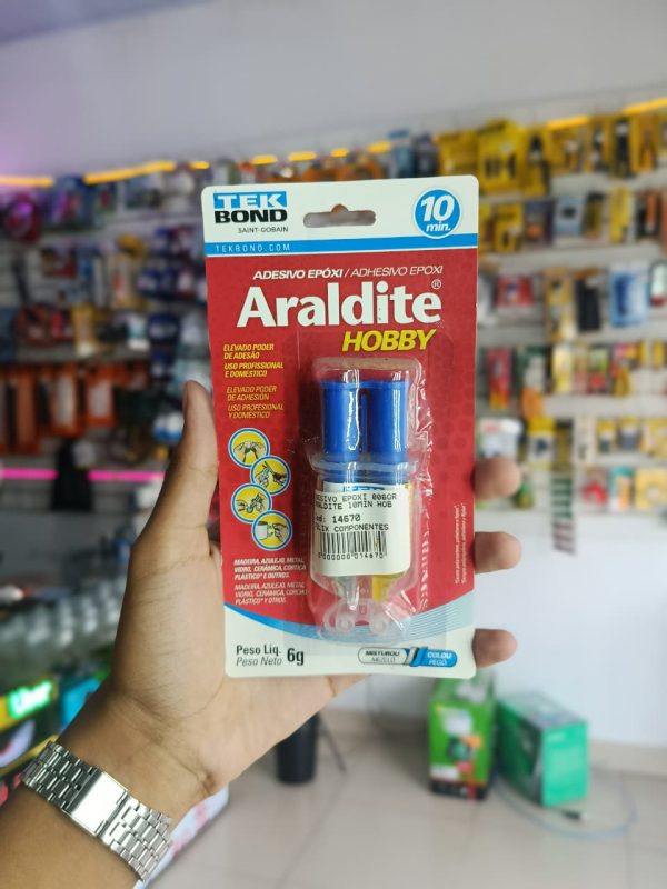 Adesivo Epoxi 006gr Araldite 10Min Hobby TEK BOND